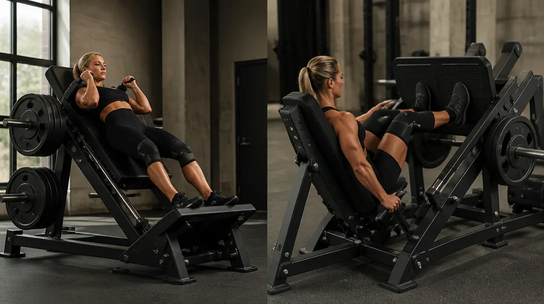 Gymleco hacklift och benpress