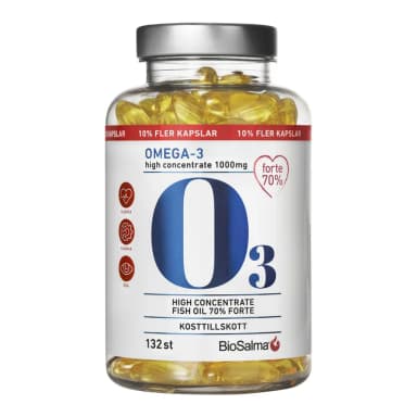 BioSalma Omega-3 Forte 70% 1000mg 132 kapslar