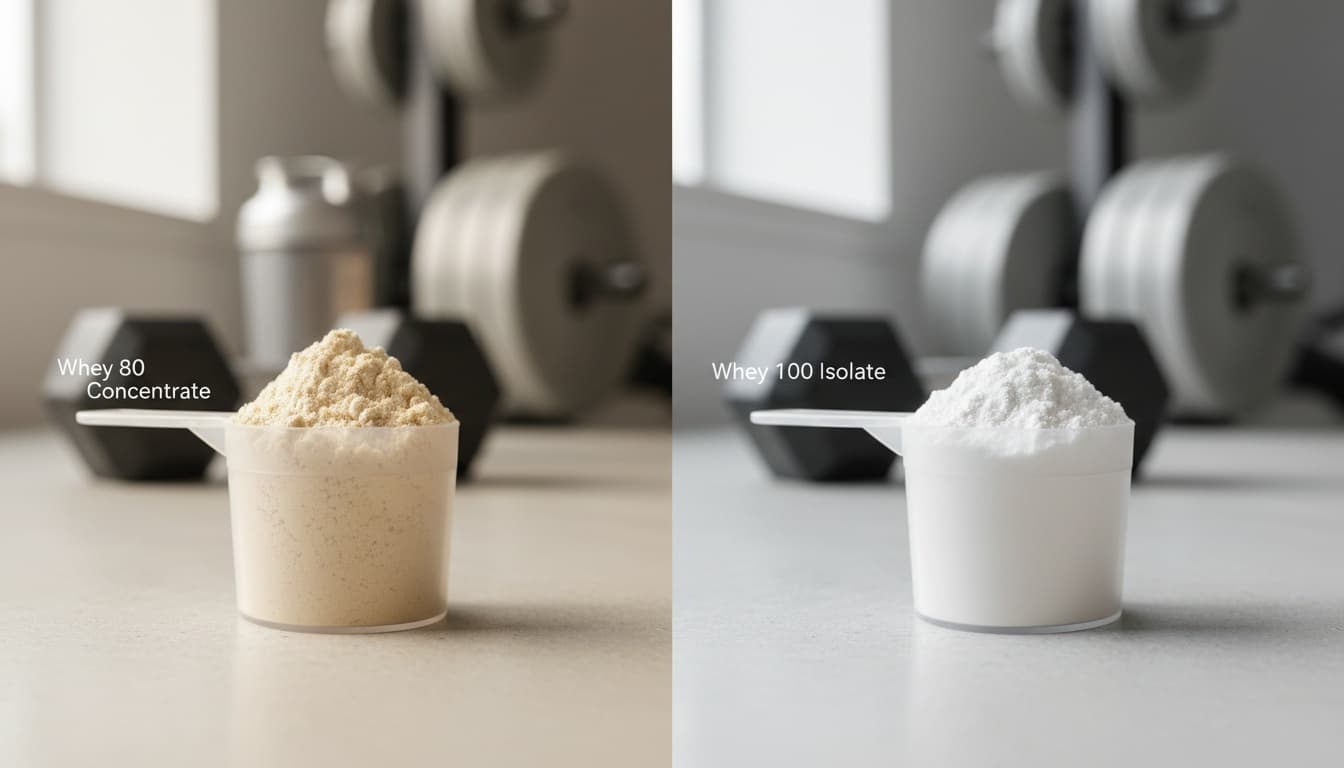 Skillnaden mellan whey 80 och whey 100 för träning och hälsa