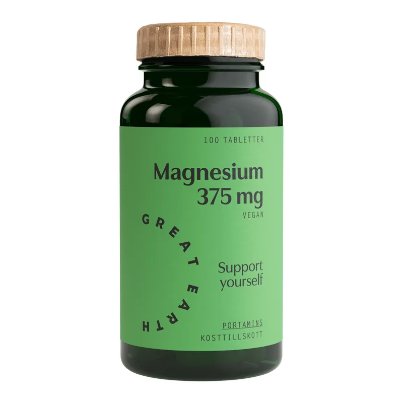 Great Earth Magnesium 375 mg 100 tabletter