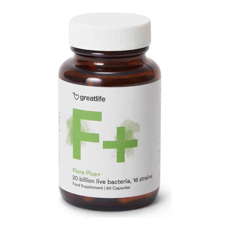 Greatlife Flora Plus+ Probiotika 60 kapslar