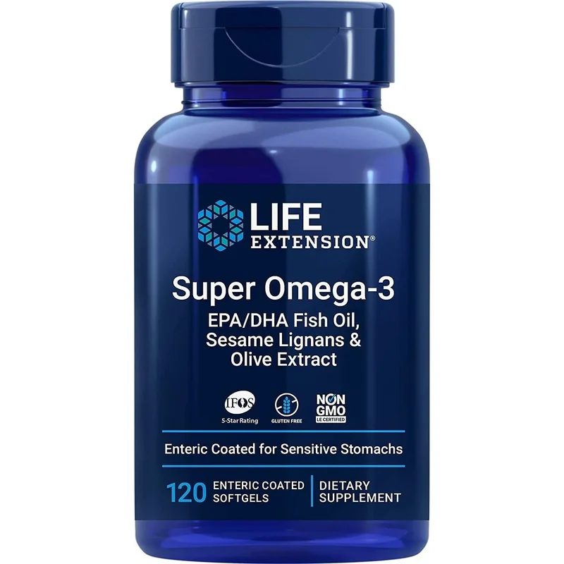 Life Extension Super Omega-3 EPA/DHA 120 kapslar