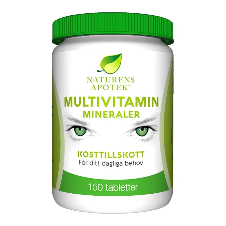 Naturens Apotek Multivitamin & Mineraler 150 tabletter